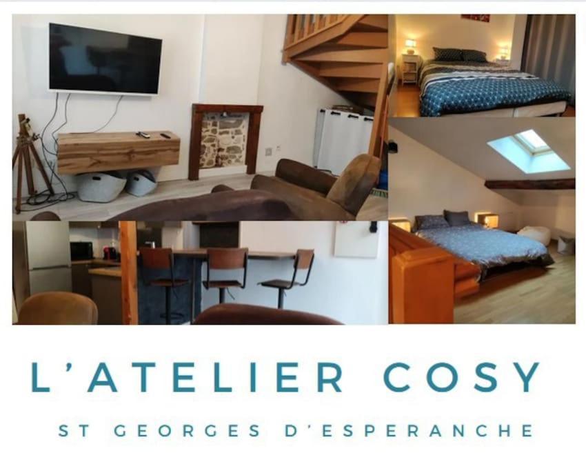 L'Atelier Cosy - Maison De Village Atypique Saint-Georges-d'Esperanche 外观 照片